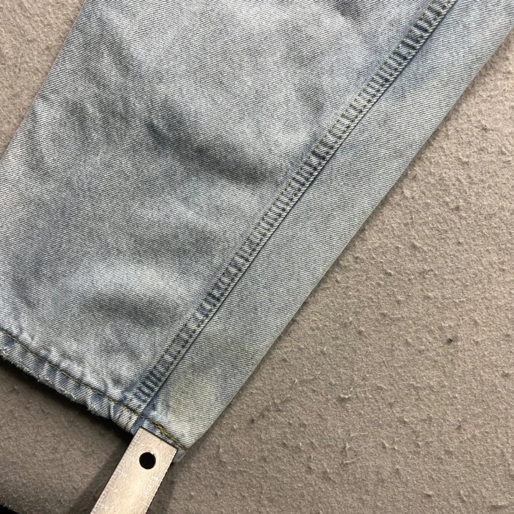 Levis 550 Relaxed Fit Light Wash Blue Denim Jeans Mens 32x30 100 Cotton